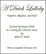 A Dutch Lullaby SSAA choral sheet music cover